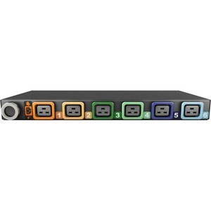 Vertiv Geist MG03E1R1-06L193-3PS56B2H10-S PDU - Monitored - 3P+N+E (IP44) - 6 x U-Lock IEC 60320 C19 - 32 A - 230 V AC, 40
