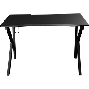 AKRACING Summit Gaming Desk - Black Carbon Fiber Texture Rectangle Top - Black Base