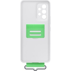 SAMSUNG SILICONE COVER WITH STRAP GALAXY A53 WHITE