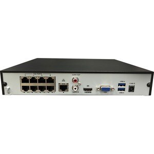 Gyration 8-Channel Network Video Recorder With PoE, TAA-Compliant - 6 TB HDD - Network Video Recorder - HDMI - 4K Recordin