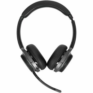 Targus Wired/Wireless Over-the-head, On-ear Stereo Headset - Black - Binaural - Supra-aural - Bluetooth - Omni-directional