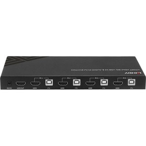 LINDY KVM-Switchbox - 4 Computer - 1 Lokaler Benutzer(n) - 4096 x 2160 - 7 x USB - USB 2.0 - 5 x HDMI - Rackmount