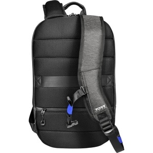 Port San Francisco Carrying Case (Backpack) for 25.4 cm (10") to 39.6 cm (15.6") Notebook - Grey - Water Proof Zipper, Wat