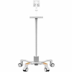 CTA Digital Medical VESA Compatible Articulating Arm Rolling Floor Stand - 33 lb Load Capacity - Floor - Metal