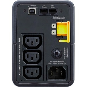 APC by Schneider Electric Back-UPS Linha interativa UPS - 500 VA/300 W - AVR - 8 Hora Recharge - 1 Minuto Stand-by - 230 V