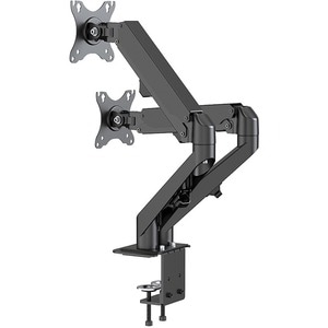 Neomounts DS70-700BL2 Mounting Arm for Monitor, Flat Panel Display - Black - Height Adjustable - 2 Display(s) Supported - 