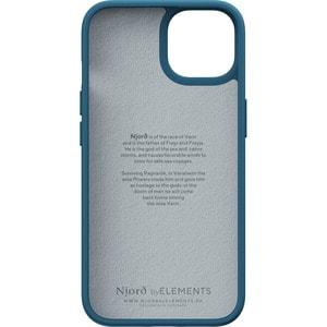 Njord byELEMENTS Tonal Case - iPhone 14 Pro - Deep Sea. Type d'étui: Housse, Compatibilité de marque: Apple, Compatibilité
