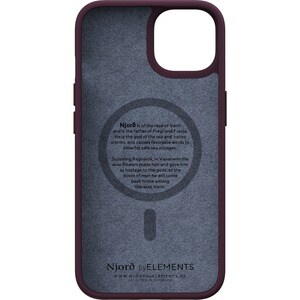 Njord Case for Apple iPhone 14 Smartphone - Rust - Drop Resistant, Scratch Resistant, Dirt Proof - Salmon Leather