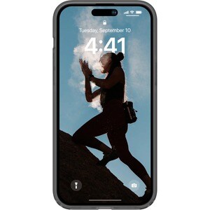 Urban Armor Gear Lucent 2.0 Case for Apple iPhone 14 Pro Max Smartphone - co-molded design - Black - Impact Resistant, Dro