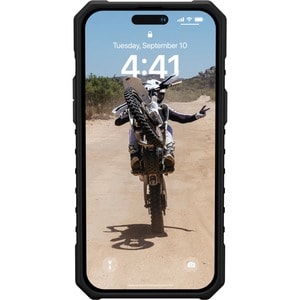 Urban Armor Gear Pathfinder Case for Apple iPhone 14 Pro Max Smartphone - Hex Pattern - Dark Earth - Drop Resistant, Shock