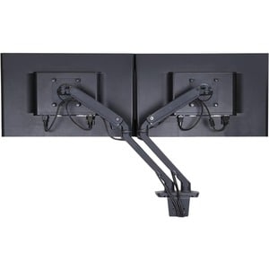 Ergotron Mounting Arm for LCD Monitor - Matte Black - Height Adjustable - 2 Display(s) Supported - 61 cm (24") Screen Supp
