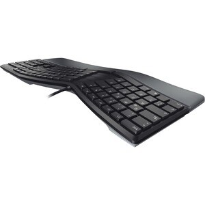 CHERRY ERGO KC 4500 Keyboard - Cable Connectivity - USB Interface - English (US) - Black - Computer - Windows