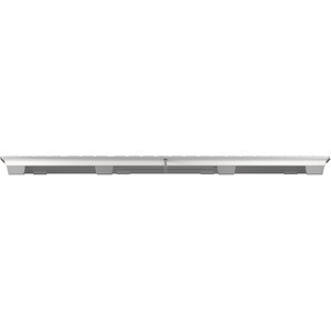 CHERRY KC 6000 SLIM Keyboard - Cable Connectivity - USB Interface - English (US) - Silver, White - Scissors Keyswitch - Ma