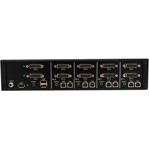 Tripp Lite series Secure KVM Switch, 4-Port, Dual Head, DVI to DVI, NIAP PP4.0, Audio, CAC, TAA - 4 Computer(s) - 1 Local 