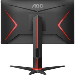 AOC 24G2ZU 24" Class Full HD Gaming LCD Monitor - 16:9 - Black Red - 60.5 cm (23.8") Viewable - Twisted nematic (TN) - WLE