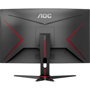 AOC C24G2AE 24" Class Full HD Curved Screen Gaming LCD Monitor - 16:9 - Black Red - 59.9 cm (23.6") Viewable - Vertical Al