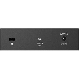 D-Link DGS-105 5 Port Gigabit Unmanaged Metal Desktop Switch - 5 Port Gigabit Unmanaged Metal Desktop Switch
