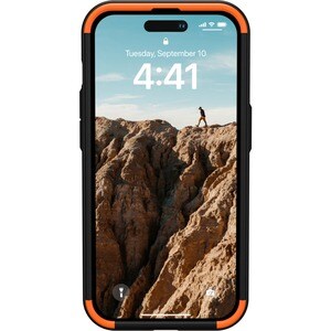 Urban Armor Gear Civilian Rugged Case for Apple iPhone 14 Pro Max Smartphone - Black - Drop Resistant, Shock Absorbing, Im