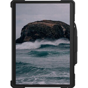 Urban Armor Gear Metropolis Rugged Case for Microsoft Surface Pro 10, Surface Pro 11, Surface Pro 9 Tablet, Stylus - Black