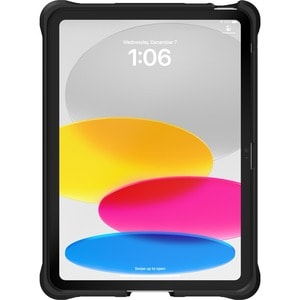 OtterBox uniVERSE Rugged Case for Apple iPad (10th Generation) Tablet - Black - 1 - Synthetic Rubber, Polycarbonate