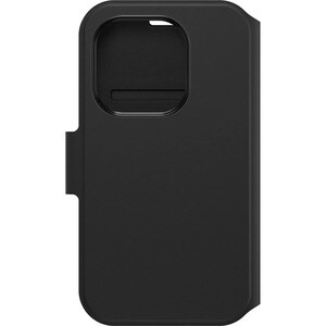 OtterBox Strada Series Via Carrying Case (Folio) Apple iPhone 14 Pro Smartphone - Black Night - Drop Resistant, Fingerprin