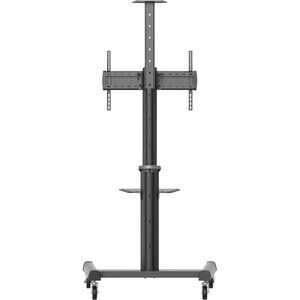 Eaton Tripp Lite Series Safe-IT Heavy-Duty Rolling Cart for 37" to 70" Displays, UL Certified, Antimicrobial Protection - 