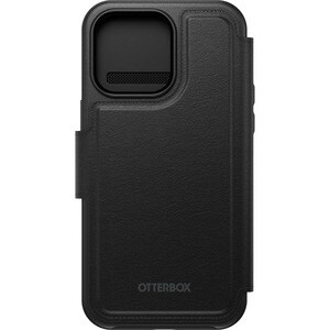 OtterBox Carrying Case (Folio) Apple iPhone 14 Pro Max Smartphone - Shadow (Black) - Damage Resistant - Synthetic Leather,