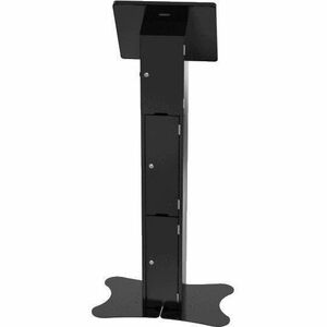 CTA Digital Premium Locking Floor Stand Kiosk with Enclosed Printer Storage & Cable Management for iPad 10.9-inch (10th Ge