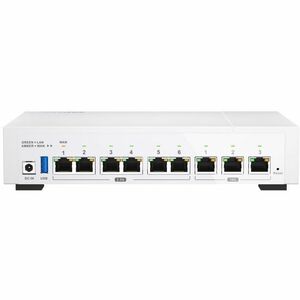 QNAP QHora QHora-322 Router - 9 Ports - 6 RJ-45 Port(s) - 3 WAN Port(s) - Slots4 GB - 10 Gigabit Ethernet - IEEE 802.3, IE