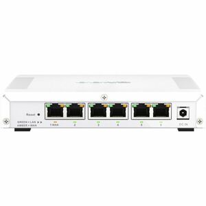 QNAP QHora QHora-321 Router - 6 Ports - 6 RJ-45 Port(s) - 4 GB - 2.5 Gigabit Ethernet - IEEE 802.3, IEEE 802.3u, IEEE 802.