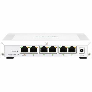 QNAP QHora QHora-321 Router - 6 Ports - 6 RJ-45 Port(s) - Slots4 GB - 2.5 Gigabit Ethernet - IEEE 802.3, IEEE 802.3u, IEEE