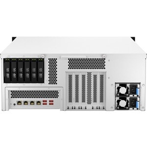 QNAP TS-h3087XU-RP-E2378-64G 30 x Total de compartimentos Sistema de armazenamento SAN/NAS - 5 GB Flash Memory Capacity Xe