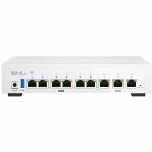 Routeur QNAP QHora QHora-322 - 9 Ports - 6 RJ-45 Port(s) - 3 WAN Port(s) - Logements4 Go - 10 Gigabit Ethernet - IEEE 802.
