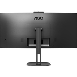 AOC CU34V5CW/BK 34" Class Webcam UW-QHD Ecrã curvo Monitor LCD - 21:9 - 86,4 cm (34") Viewable - Alinhamento vertical (VA)