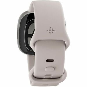 Fitbit Sense 2 Smart Watch - Lunar White, Platinum Body Color - Aluminium Body Material - Pulse Oximeter Sensor, Heart Rat