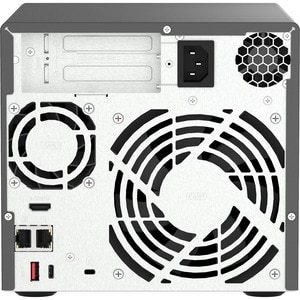 QNAP TVS-h474-PT-8G 4 x Gesamtzahl Einschübe SAN/NAS-Speichersystem - 5 GB Größe Flash-Speicher - Intel Pentium Gold G7400