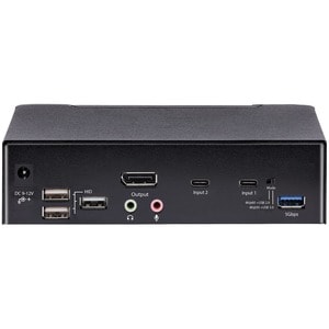 2 PORT USB C DP KVM SWITCH - 4K 60HZ 3.5MM AND USB AUDIO
