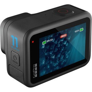 Videocámara digital Profesional GoPro HERO11 Black - 5.8cm (2.3") - Pantalla Táctil LCD - CMOS - 5.3K - Negro - 16:9 - 271