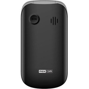 Telefono di funzione MaxCom MM825 - 2G - 7,1 cm (2,8") TFT 240 x 320 - Nero - Flip - 2 Supporto SIM - SIM-free - Rear Came