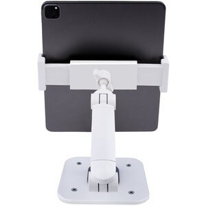StarTech.com Adjustable Tablet Stand for Desk, Up to 1kg, Universal Tablet Stand Holder Desk/Wall, Ergonomic Articulating 