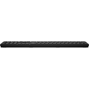 HP 455 Keyboard - Wireless Connectivity - USB Type A Interface - Black - RF - 2.40 GHz - PC - AA Battery Size Supported