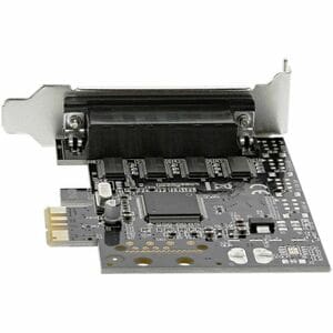 StarTech.com Multiport Serial Adapter - TAA Compliant - PCI Express x1 - 4 x DB-9 RS-232 - Serial, Via Cable - 1.95 Mbit/s