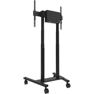 Neomounts Display Cart - 110 kg Capacity - 4 Casters - Steel - 1019 mm Width x 831 mm Depth x 2127 mm Height - Black