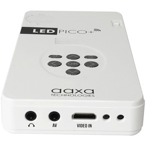 AAXA Technologies pico+ KP-101-03 LED Projector - 16:9 - Portable - White - 1280 x 720 - Front - 1080p - 20000 Hour Normal