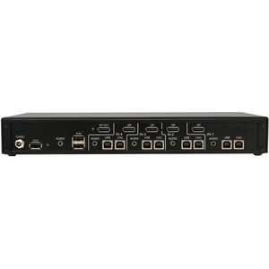 Tripp Lite series Secure B002-DP1AC4-N4 KVM Switchbox - TAA Compliant - 4 Computer(s) - 1 Local User(s) - 3840 x 2160 - 50