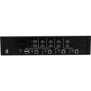Tripp Lite series Secure B002-DP2A4-N4 KVM Switchbox - TAA Compliant - 4 Computer(s) - 1 Local User(s) - 3840 x 2160 - 50 