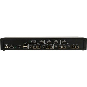 Tripp Lite series Secure B002-HD1AC4-N4 KVM Switchbox - TAA Compliant - 4 Computer(s) - 1 Local User(s) - 3840 x 2160 - 50