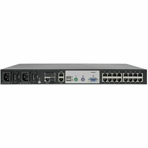 Tripp Lite by Eaton B064-016-01-IPG KVM Switchbox - TAA Compliant - 16 Computer(s) - 1 Local User(s) - 1 Remote User(s) - 