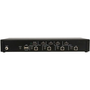 Tripp Lite series Secure B002-DP1A4-N4 KVM Switchbox - TAA Compliant - 4 Computer(s) - 1 Local User(s) - 3840 x 2160 - 50 