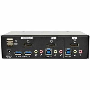 Tripp Lite series B004-DPUA2-K KVM Switchbox - 2 Computer(s) - 1 Local User(s) - 2560 x 1600 - 6 x USB - 3 x DisplayPort